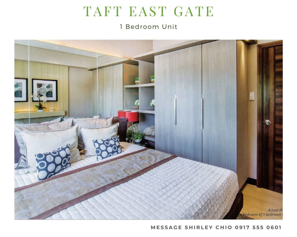 Taft East Gate 1BR condominium for sale in Cebu