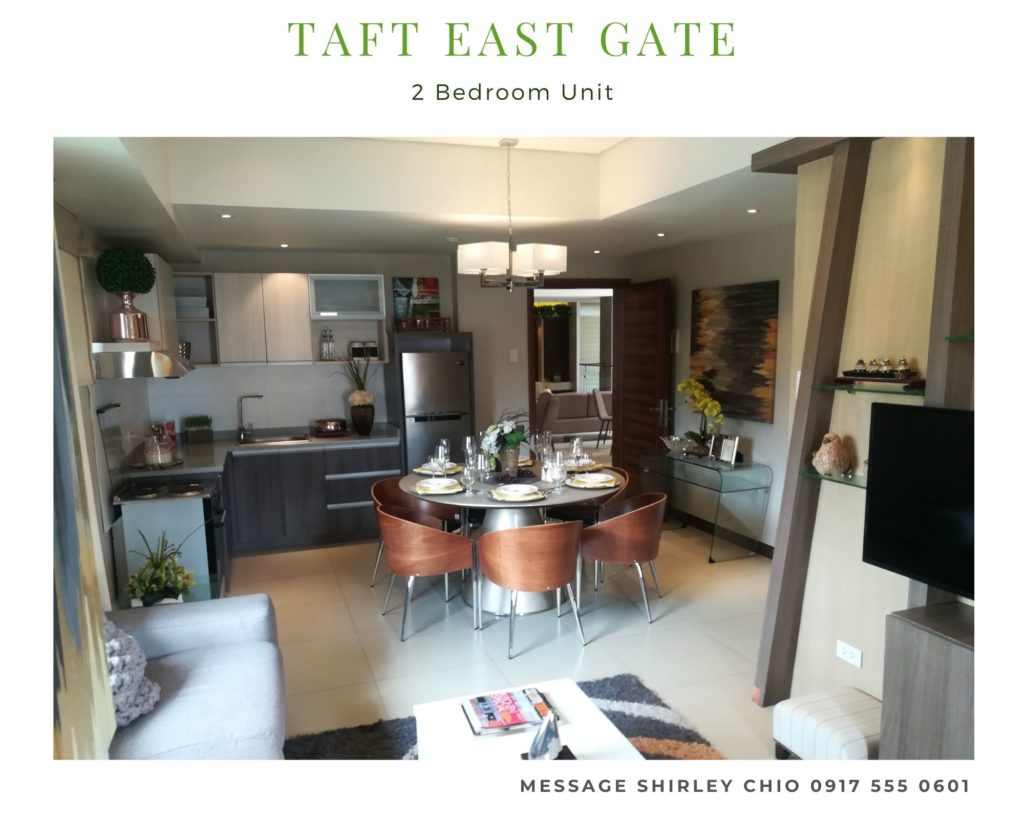 Taft East Gate 2BR condominium for sale