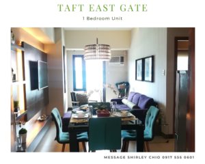 Taft East Gate 1BR condominium for sale Cebu