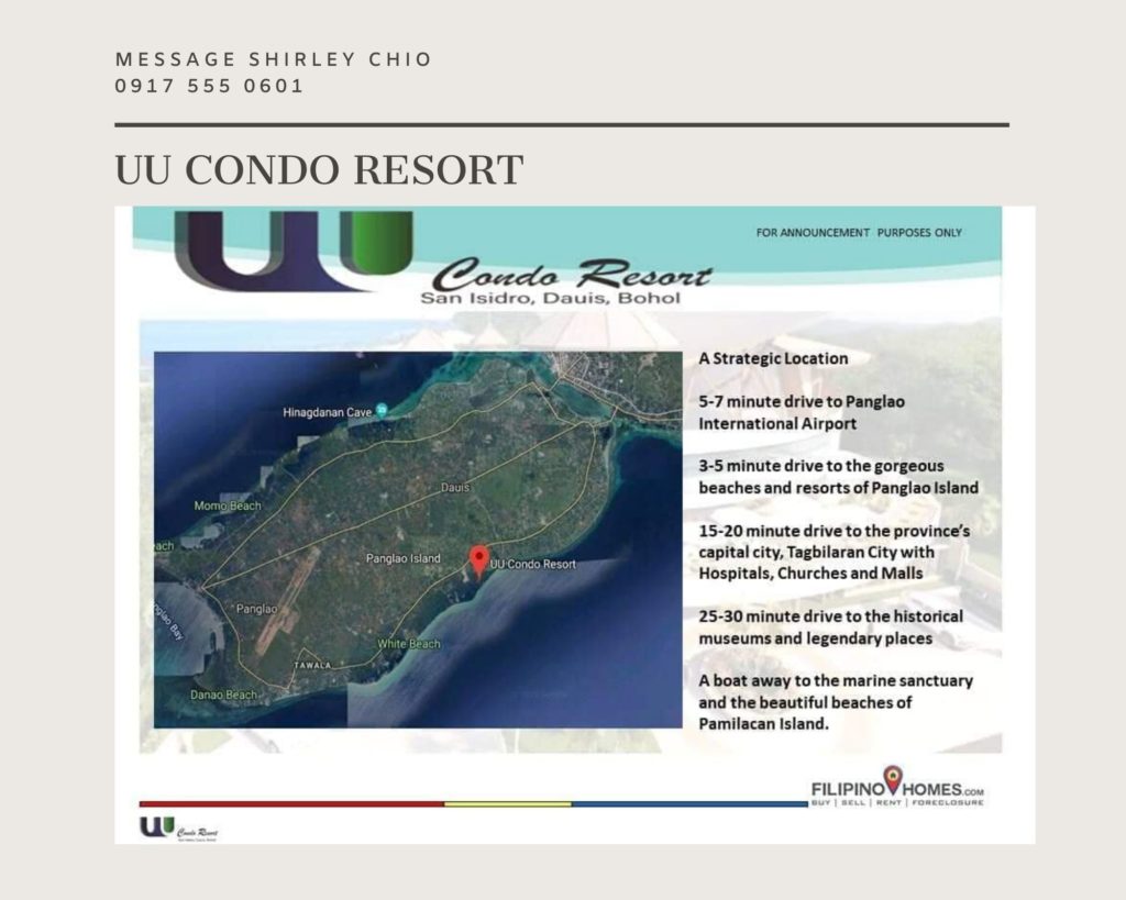 UU Condo Resort for Sale in Panglao Bohol