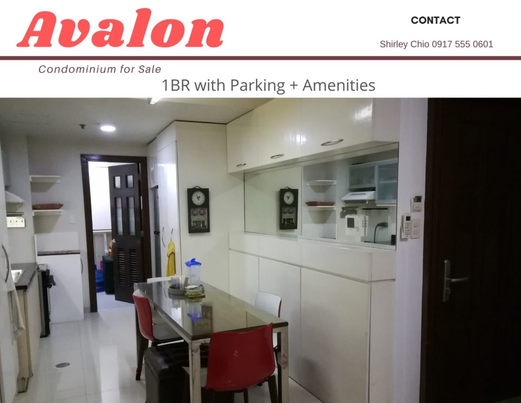 1BR with Parking Avalon Condominium for Sale in Cebu Philippines