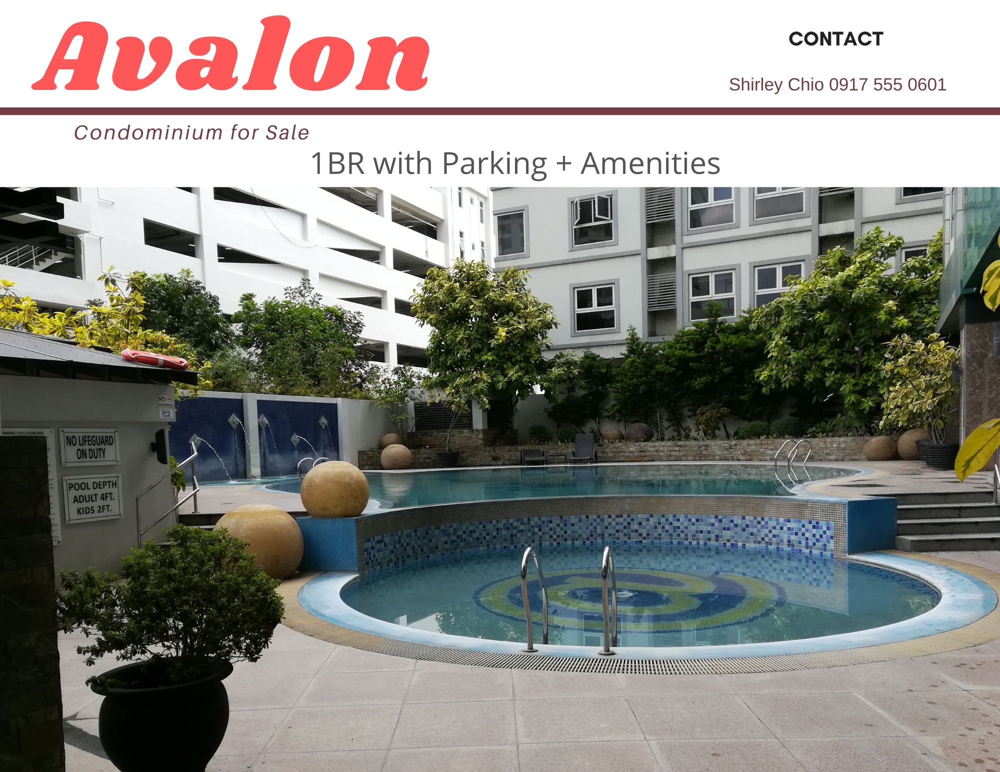 1BR with Parking Avalon Condominium for Sale in Cebu Philippines