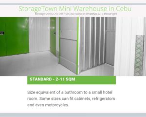 Mini Storage Warehouse StorageTown in Cebu Philippines